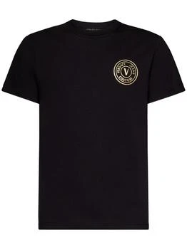 Versace | Versace Jeans Couture Logo-Printed Crewneck T-Shirt 5.6折起, 独家减免邮费