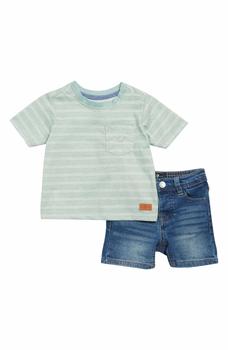 推荐Stripe Shirt & Shorts Set商品