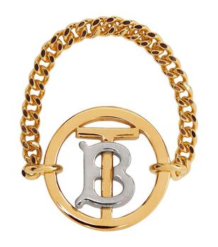 推荐Gold- and Palladium-Plated TB Monogram Chain Ring商品