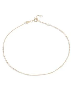 Adina Reyter | 14K Yellow Gold Box Link Chain Ankle Bracelet,商家Bloomingdale's,价格¥1871