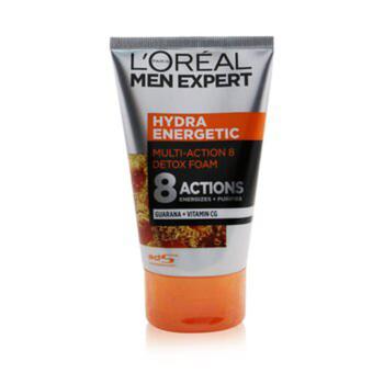 商品L'Oreal Paris | Men's Hydra Energetic Multi-Action 8 Detox Foam 3.38 oz Skin Care 6923700959741,商家Jomashop,价格¥178图片