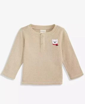First Impressions | Baby Boys Mix and Match Long-Sleeve Polar Bear Waffle Henley T-Shirt, Macy's Exclusive,商家Macy's,价格¥37