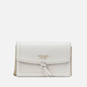 推荐Kate Spade New York Knott Pebbled Leather Flap Crossbody Bag商品