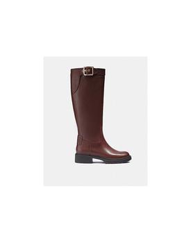 蔻驰女鞋, Coach | Coach Leigh Leather Knee High Boot 4, Colour: Walnut商品图片 5折