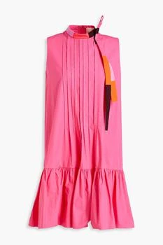 ROKSANDA | Pintucked cotton-poplin mini dress 4.7折, 独家减免邮费