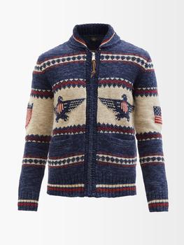 product Americana-intarsia cotton-blend cardigan image