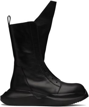 Rick Owens | Black Geth Army Boots商品图片,7.6折