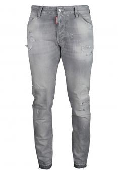 推荐Men's Luxury Jeans   Cool Guy Jean Dsquared2 Light Gray With White Label商品