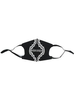 推荐MARCELO BURLON logo print face mask商品