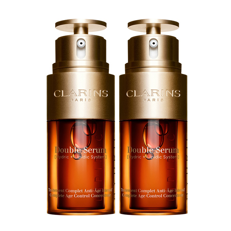 娇韵诗精华保质期, Clarins | 娇韵诗 双萃焕活修复精华露 二支装 黄金双瓶熬夜救星提拉紧致淡纹商品图片 6.4折, 包邮包税