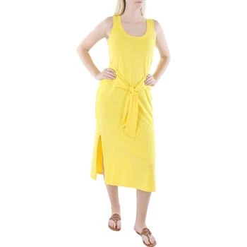 推荐Lauren Ralph Lauren Womens Sleeveless Tie-Front Midi Dress商品