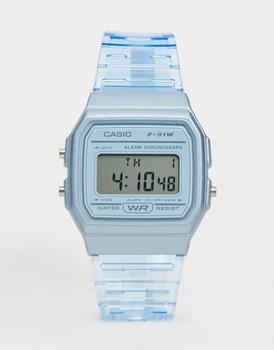 product Casio F-91WS-2EF digital watch in blue image