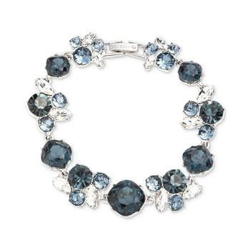Givenchy | Silver-Tone Clear & Color Scattered Crystal Flex Bracelet 6.9折