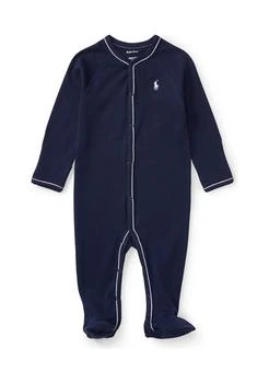 Ralph Lauren | Lauren Childrenswear Cotton Footed Coverall,商家Belk,价格¥204