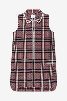 Burberry | Girls Cotton Check Sleeveless Dress 包邮包税, 独家减免邮费