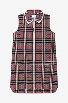 推荐Girls Cotton Check Sleeveless Dress商品