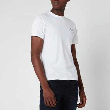 推荐Barbour Beacon Men's Box Logo T-Shirt - White商品