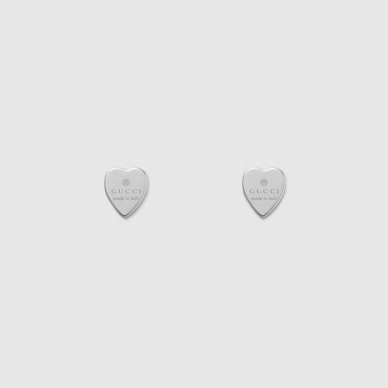 Gucci品牌, 商品Heart earrings with Gucci trademark YBD22399000100U｜包邮【Z洛杉矶直发】, 价格¥1222图片