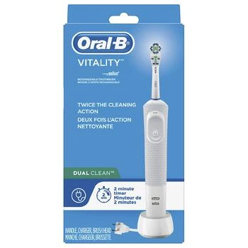  Oral-B | Dual Clean Rechargeable Toothbrush and Automatic Timer,商家别样头等仓,价格¥158