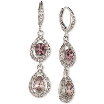 推荐Crystal Pear-Shape Double Drop Earrings 商品