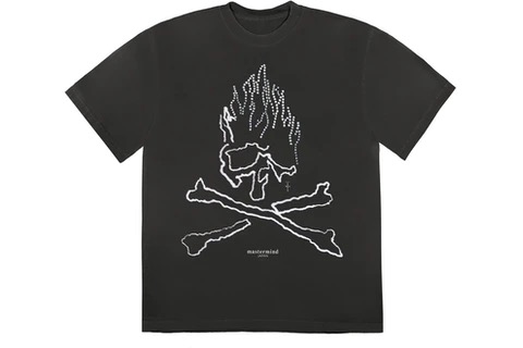 商品Travis Scott | 包邮｜Cactus Jack For Mastermind Skull T-shirt Black【S北美特拉华直发】,商家别样头等仓,价格¥401图片