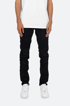 mnml德训怎么选, MNML |  M315 Stretch Moto Denim - Black 商品图片 包邮包税, 独家减免邮费