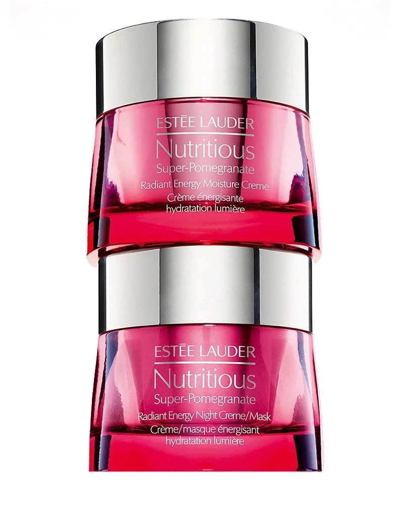 Estée Lauder | 【新版】Estee Lauder 雅诗兰黛 鲜活亮采红石榴(日霜50ML+晚霜50ML)套装｜包邮【香港直发】,商家别样头等仓,价格¥482