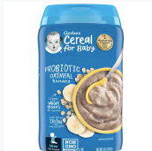 商品Probiotic Oatmeal & Banana Baby Cereal Oatmeal Banana图片