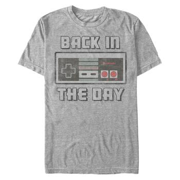 Nintendo | Nintendo Men's NES Controller Back in The Day Short Sleeve T-Shirt商品图片,独家减免邮费