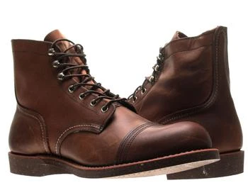 Red Wing | Heritage 8111 Iron Ranger 6-Inch Cap Toe Amber Men's Boots 08111,商家Premium Outlets,价格¥2736