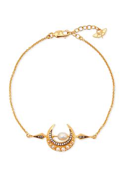 Missoma | X Harris Reed Crescent Moon 18kt gold vermeil bracelet商品图片,