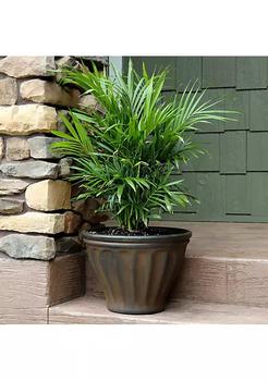 商品Sunnydaze Decor | 20 in Charlotte Polyresin Planter with UV-Resistant Finish - Rust,商家Belk,价格¥382图片