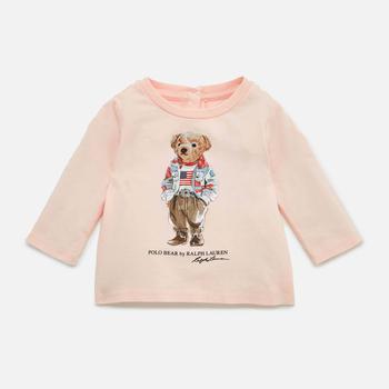 推荐Ralph Lauren Girls' Bear T-Shirt - Hint Of Pink商品