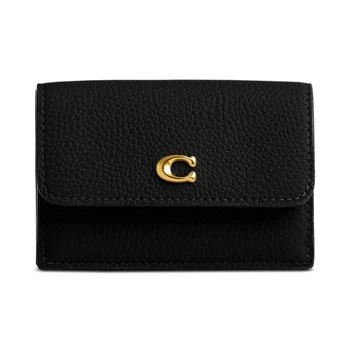 COACH Trifold Leather Wallet