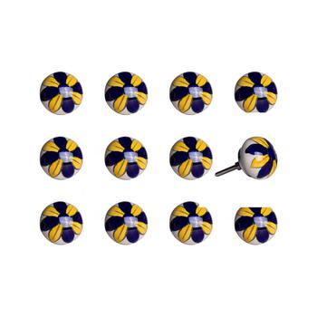 商品Handpainted Ceramic Knob Set of 12图片