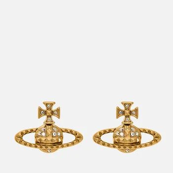 推荐Vivienne Westwood Mayfair Bas Relief Gold-Plated Earrings商品