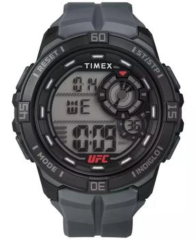 Timex | Men's UFC Rush Digital Gray Polyurethane Strap 52mm Round Watch,商家Macy's,价格¥478