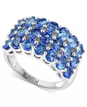 Effy | EFFY® Tanzanite Matrix Cluster Ring (2-5/8 ct. t.w.) in Sterling Silver,商家Macy's,价格¥935