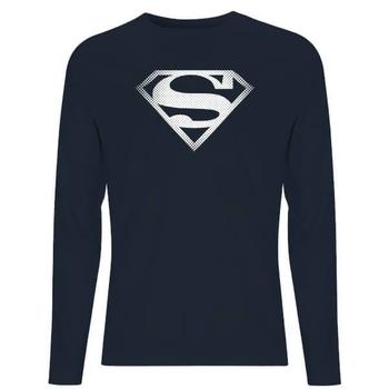 推荐DC Originals Superman Spot Logo Men's Long Sleeve T-Shirt - Navy商品