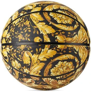 Versace | Black & Gold Baroque Basketball,商家Ssense US,价格¥2618