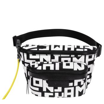 珑骧腰包, Longchamp | Belt bag M Le Pliage LGP Black/White (10034412067)商品图片 