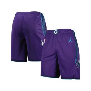 推荐Men's Brand Purple Charlotte Hornets 2022/2023 Statement Edition Swingman Performance Shorts商品