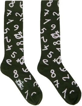 Vivienne Westwood | Green Numbers Socks 