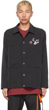 商品Song for the Mute | Black Lapel Pins Jacket,商家SSENSE,价格¥1976图片