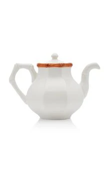 Este Ceramiche for Moda Domus | Este Ceramiche for Moda Domus - Bamboo Painted Ceramic Teapot - Brown - Moda Operandi,商家Fashion US,价格¥1367
