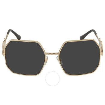 Versace | Dark Gray Irregular Ladies Sunglasses VE2248 100287 58 2.8折, 满$200减$10, 独家减免邮费, 满减
