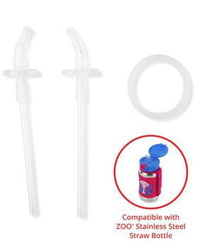 商品ZOO® Stainless Steel Straw Bottle Extra Straws - 2-Pack图片