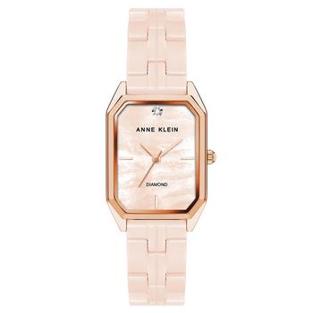 Anne Klein | Women's Blush Pink Ceramic Bracelet Watch, 24mm商品图片,