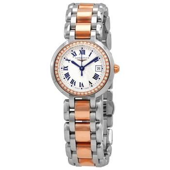 Longines | PrimaLuna Quartz Diamond Champagne Dial Ladies Watch L8.110.5.79.6商品图片,5.5折