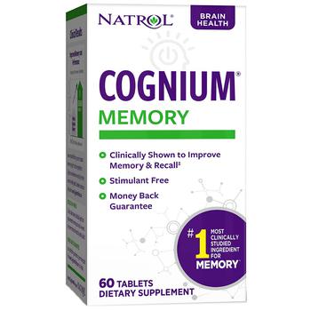 Natrol | Cognium Memory 100 mg Tablets商品图片,6.6折